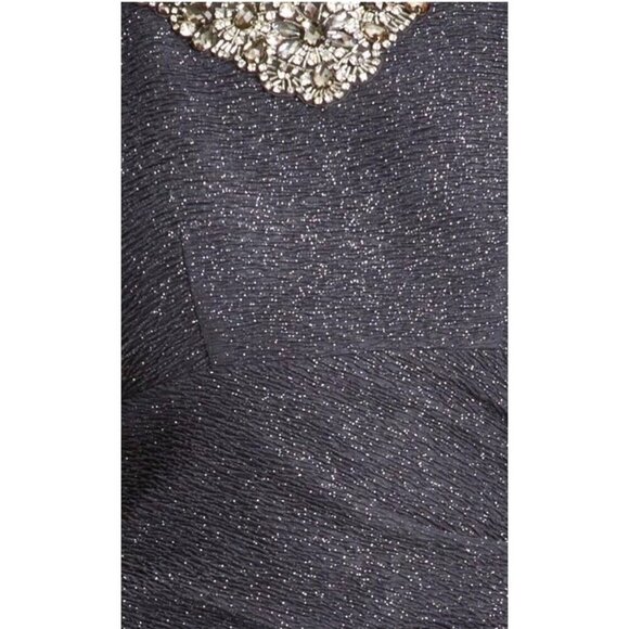 Eliza J Embellished Neck Glitter Dress Party New Years Sparkle Bodycon Sexy 4 - Picture 3 of 12